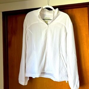 Orvis White Zip Up